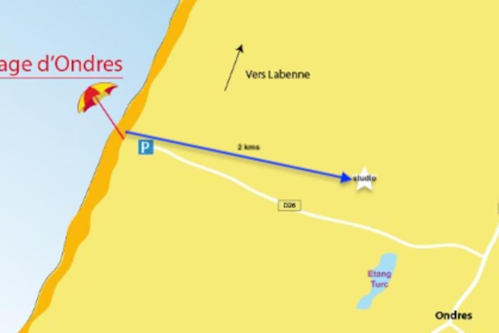 Ondres, Classe, Proche Ocean Apartamento *